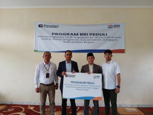 BRI Peduli Salurkan Bantuan Infrastruktur GOR untuk Yayasan Ar-Rohman Insan Kamil
