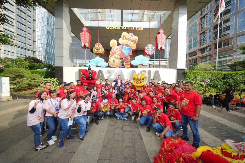 Semangat Akulturasi Budaya, Plaza Asia Menang Lomba Dekorasi Imlek Sudirman