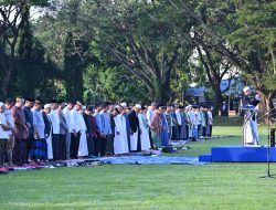 Idul Adha Penuh Makna di Lanud Sultan Hasanuddin, Ribuan Warga Ikuti Sholat Id dan Berbagi Kebahagiaan Melalui Kurban