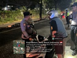 Polsek Bekasi Barat Gelar Razia Stasioner dan Patroli Cegah Kejahatan Jalanan serta Tawuran