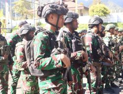 Kodim 1714/Puncak Jaya dan Polri Laksanakan Patroli Cipta Kondisi Kabupaten Puncak Jaya Dalam Kondisi Aman