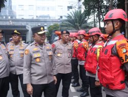 Polda Metro Jaya Gelar Apel Kesiapan Personel dan Peralatan Penanganan Bencana