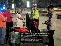 Jaga Jakarta On The Spot, Polsek Bekasi Barat Gelar Razia Stasioner dan Patroli Antisipasi Kejahatan Jalanan serta Tawuran