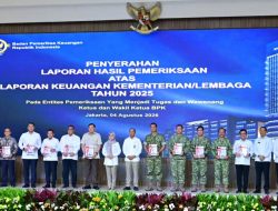 Wapang TNI Hadiri Penyampaian LHP BPK atas Laporan Keuangan Kementerian/Lembaga Tahun Anggaran 2025