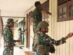 Kodim 1714/PJ Gelar Karya Bakti Merah Putih SMP Negeri 1 Mulia Kab. Puncak Jaya
