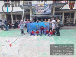 Polsek Metro Menteng Sapa Guru dan Warga Lewat Jaga Jakarta On The Spot