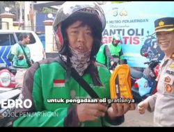 Ganti Oli Gratis Polsek Penjaringan Dirasakan Manfaatnya oleh Ojol