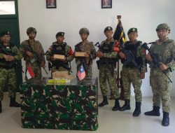 Satgas Pamtas Yonkav 8/NSW/2 Kostrad Gagalkan Penyelundupan 5.000 Detonator Aktif